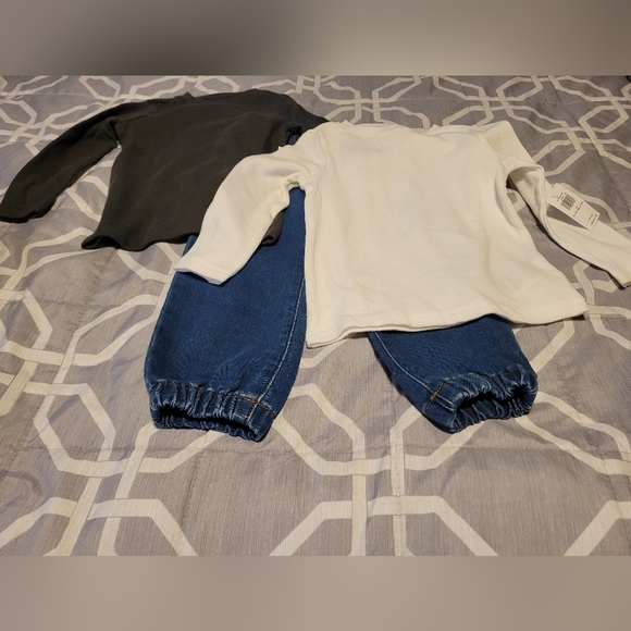 Old Navy Other - NWT Bundle | Adorable 2T Outfit Set: 2 Long-Sleeve Shirts + Pants